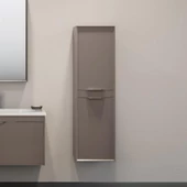 Orka Clay 40 cm Toprak Banyo Boy Çamaşır Dolabı - 1