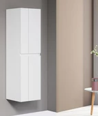 Orka Likya 40 cm Beyaz Banyo Boy Çamaşır Dolabı - 1