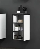 Orka Knidos 30 cm Beyaz Alt Banyo Boy Çamaşır Dolabı - 1