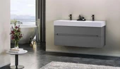 Orka Malta 120 cm Gri Banyo Dolabı Alt Modül ve Lavabo - 1