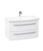 Orka Urla 110 cm Beyaz Banyo Dolabı Alt Modül ve Lavabo thumbnail 2