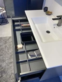 Orka Nest 121 cm Mat Antrasit Banyo Dolabı Alt Modül ve Lavabo thumbnail 3