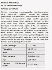 Hercai Menekşe Çiçeği Tohumu - 2
