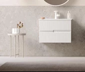 Orka Moonlight 70 cm Beyaz Banyo Dolabı Alt Modül ve Lavabo thumbnail 1