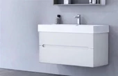 Orka Malta 100 cm Beyaz Banyo Dolabı Alt Modül ve Lavabo thumbnail 1