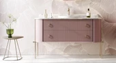 Orka Felice 140 cm Pudra Banyo Dolabı Alt Modül ve Lavabo - 5