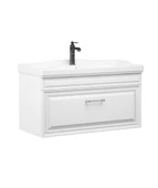 Orka Design 85 cm Beyaz Banyo Dolabı Alt Modül ve Lavabo - 2