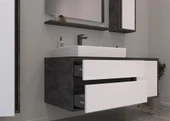 Orka Verona 120 cm İrony Banyo Dolabı Alt Modül ve Lavabo thumbnail 2