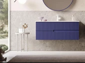 Orka Moonlight 90 cm Lacivert Banyo Dolabı Alt Modül ve Lavabo thumbnail 1