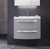 Orka Urla 70 cm Parlak Gri Banyo Dolabı Takımı - 2