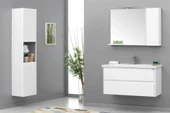 Orka Düden 100 cm Beyaz Banyo Dolabı Takımı - 4