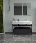Orka Vegas 120 cm Antrasit Banyo Dolabı Takımı thumbnail 1