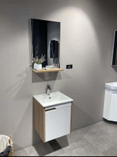 Orka Brick 45 cm Morgan Banyo Dolabı Takımı thumbnail 1