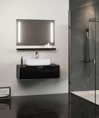 Orka Yalıköy 90 cm Parlak Beyaz Banyo Dolabı Takımı thumbnail 2