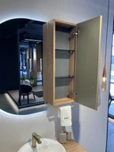 Orka Salerno 100 cm Sardunya Altın Banyo Dolabı Takımı thumbnail 6