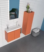 Orka Ferla 60 cm Mat Tarçin Banyo Dolabı Takımı - 3