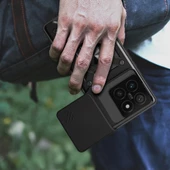 Xiaomi 14T Pro Kılıf Magnetik Standlı Kamera Korumalı Zore Sürgülü Vega Kapak - 9