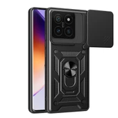 Xiaomi 14T Pro Kılıf Magnetik Standlı Kamera Korumalı Zore Sürgülü Vega Kapak - 12