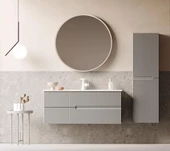 Orka Moonlight 120 cm Mat Vizon Banyo Dolabı Takımı thumbnail 2