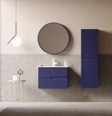 Orka Moonlight 70 cm Mat Lacivert Banyo Dolabı Takımı thumbnail 2