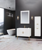 Orka Adria 100 cm Dublin Banyo Dolabı Takımı - 1