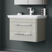 Orka Rose 80 cm Parlak Kaşmir Banyo Dolabı Takımı thumbnail 2