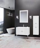 Orka Adria 100 cm Dublin Banyo Dolabı Takımı - 1
