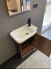 Orka Begonya 55 cm Navaro Banyo Dolabı Takımı thumbnail 2