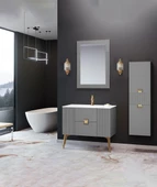 Orka Adria 100 cm Dublin Banyo Dolabı Takımı thumbnail 1