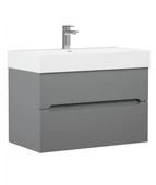 Orka Malta 80 cm Mat Gri Banyo Dolabı Takımı thumbnail 2