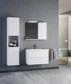 Orka Düden 80 cm Beyaz Banyo Dolabı Takımı thumbnail 2