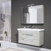 Orka Rose 100 cm Parlak Kaşmir Banyo Dolabı Takımı thumbnail 1