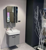 Orka Orbit 55 cm Parlak Gri Dolabı Takımı thumbnail 1