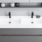 Orka Malta 120 cm Mat Gri Banyo Dolabı Takımı thumbnail 2