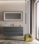 Orka Nest 120 cm Mat Antrasit  Banyo Dolabı Takımı thumbnail 1