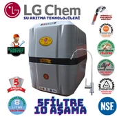 LG Chem COOL GRİ SİYAH MONTAJ DAHİL 8 LİTRE 5 FİLTRE 10 AŞAMA SU ARITMA CİHAZI thumbnail 1