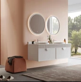 Orka Molino 160 cm Mat Kaşmir Lake Banyo Dolabı Takımı - 2