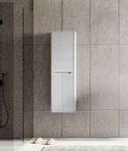 Orka Biella 40 cm Beyaz Banyo Boy Çamaşır Dolabı thumbnail 1