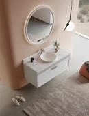 Orka Molino 122 cm Mat Kaşmir Lake Banyo Dolabı Takımı thumbnail 3