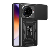 Tecno Camon 30 Pro 5G Kılıf Magnetik Standlı Kamera Korumalı Zore Sürgülü Vega Kapak - 11