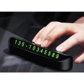 Otomobil Torpido Üstü Açılır Kapanır Telefon Numaralığı - 1