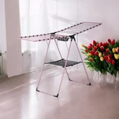 Girist Forte Mandal Sepetli Pembe Renk Çamaşır Kurutmalık thumbnail 1