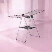 Girist Forte Mandal Sepetli Pembe Renk Çamaşır Kurutmalık thumbnail 2