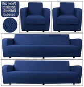 Upmall Balpeteği 3+3+1+1 Lastikli Kanepe Örtüsü Lastikli Koltuk Örtüsü Koltuk Kılıfı Takımı thumbnail 9