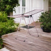 Girist Forte Mandal Sepetli Pembe Renk Çamaşır Kurutmalık thumbnail 3