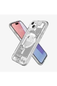 iPhone 15 Pro Kılıf Ultra Hybrid Zero One MagFit MagSafe özellikli White - ACS07036 - 4