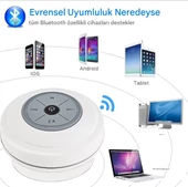 QASUL Eşsiz Dayanıklı Vantuzlu Duş Hoparlörü Oynatıcı Konforlu  Müzik Çalar Araba Dış Mekan, Havuz, Banyo - 4