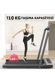 Eğim Aparatlı 2hp Fitness Katlanır Koşu Bandı 7 katmanlı  Elektrikli Ev Ofis Kolay Kurulum Akıllı - 2