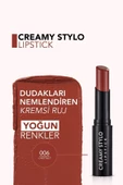 Yarı Parlak Stick Ruj- Creamy Stylo Lipstick -006 Chestnut- 8682536013666 - 4