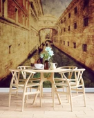 Eskitme Venedik Manzaralı Duvar Kağıdı thumbnail 5